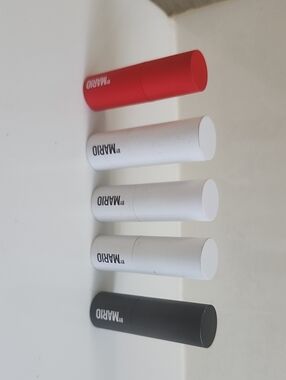 Makeup By Mario Lipstick Set — Red, White, Black